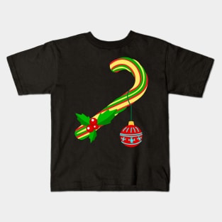 Candy Cane Design Kids T-Shirt